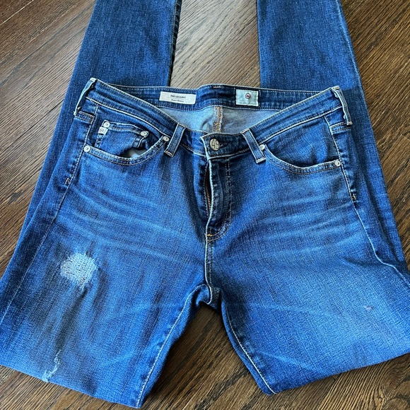 AG Adriano Goldschmied The Legging Super Skinny Blue Jeans - Picture 2 of 8